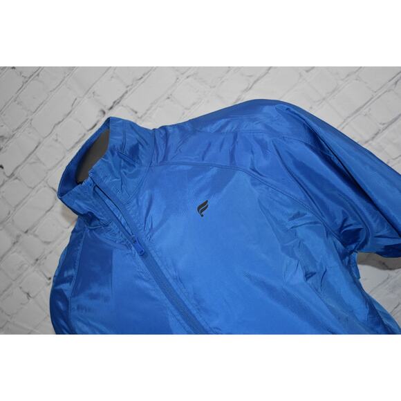 Fabletics Athletic Jacket Mens Size Large Blue Polyester Full Zip With Pockets - Picture 3 of 7